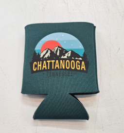 Brilliant Teal Sunrise Coozie