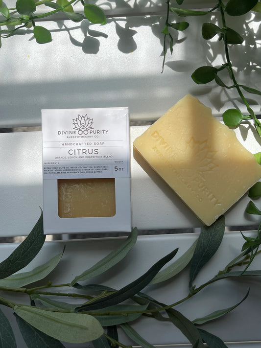 Divine Purity Bar Soap - Citrus