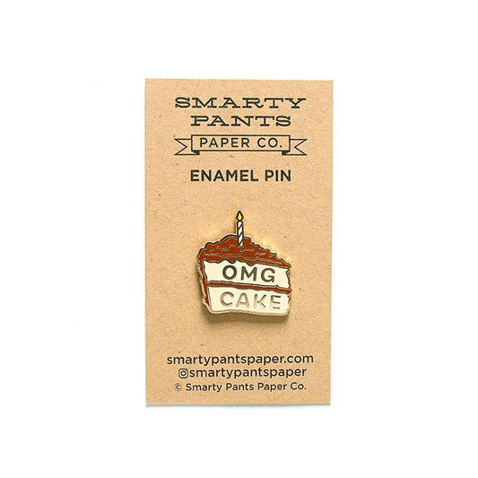 OMG Cake Pin - Smarty Pants Paper Co.