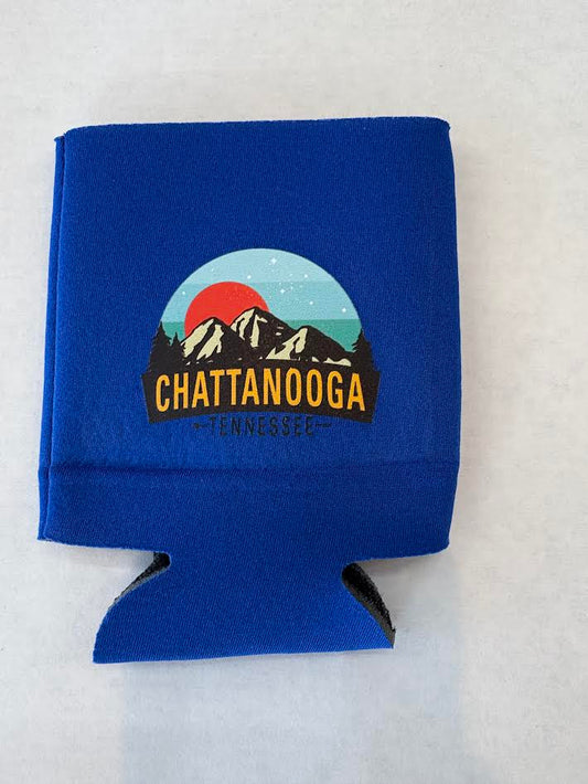 Brilliant Teal Sunrise Coozie