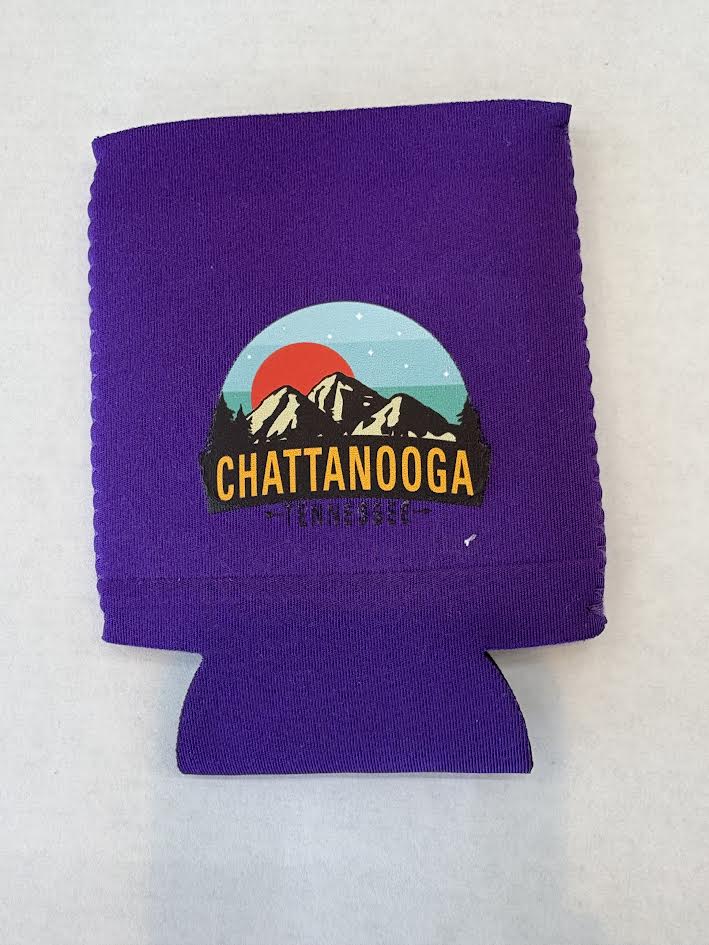 Brilliant Teal Sunrise Coozie