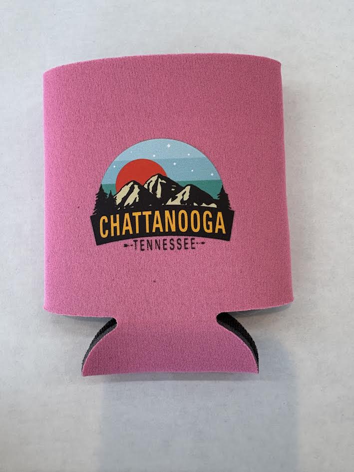 Brilliant Teal Sunrise Coozie