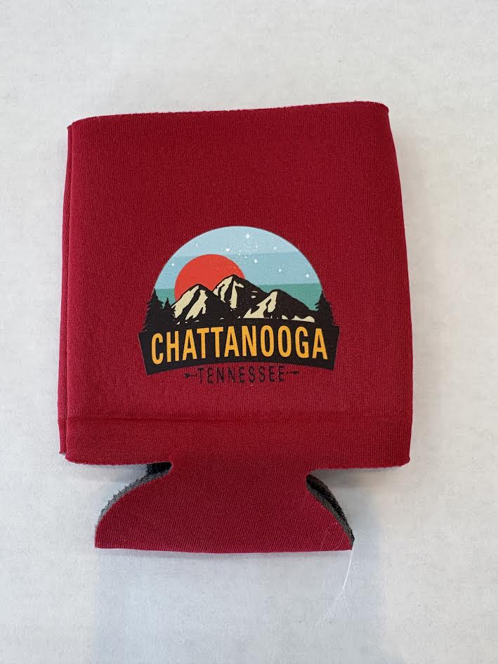 Brilliant Teal Sunrise Coozie