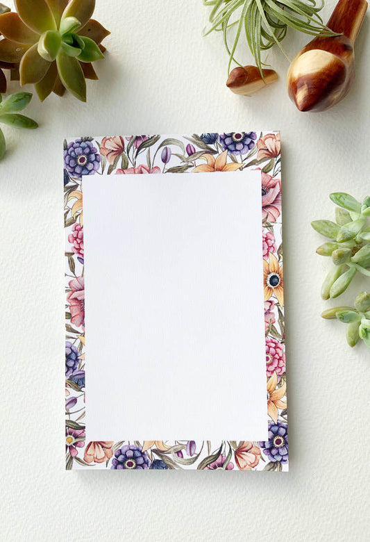 Floral Memo Pad - Laura B. Michael