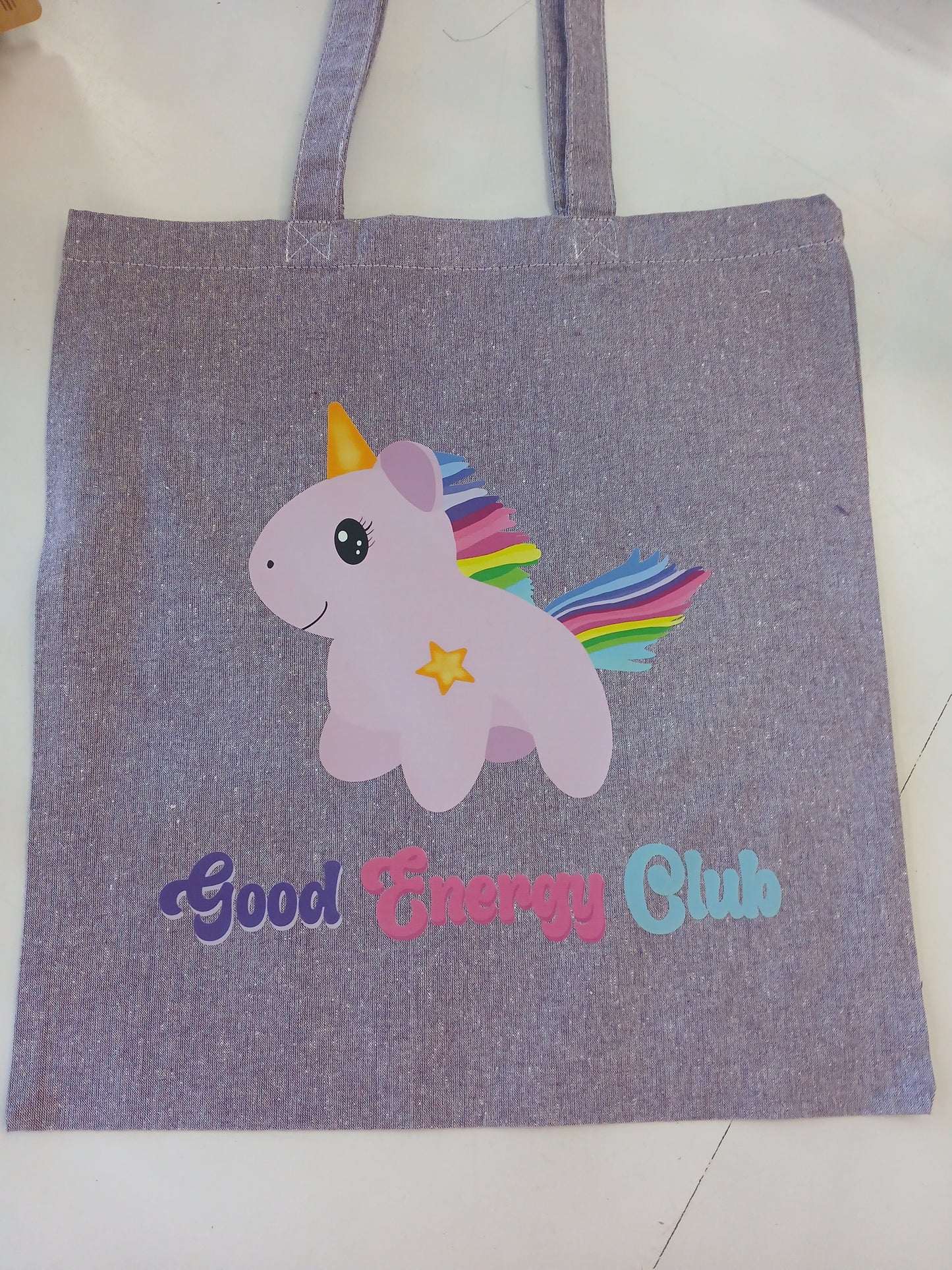 Good Energy Club Tote- Purple