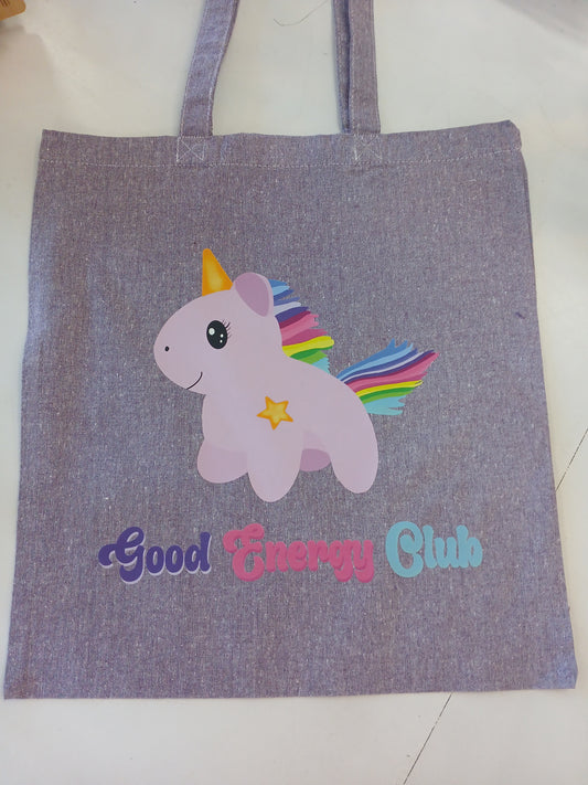 Good Energy Club Tote- Purple