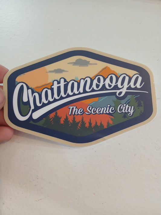 Diamond Chattanooga Scenic City Sticker - New South Trading Co