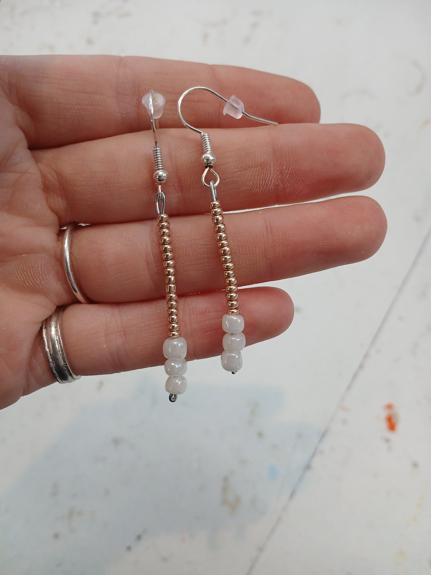 Beaded Drop Earrings