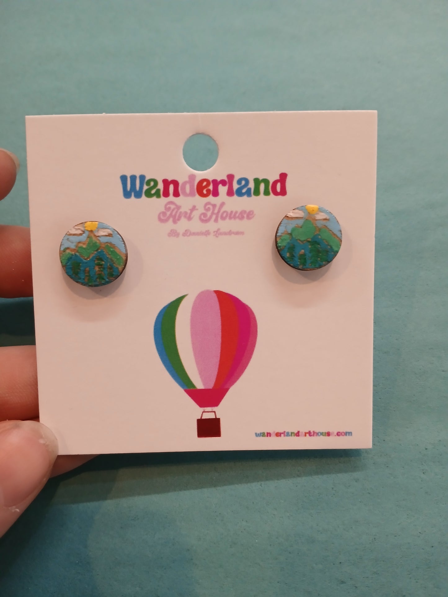 Circle Stud earrings- Wanderland