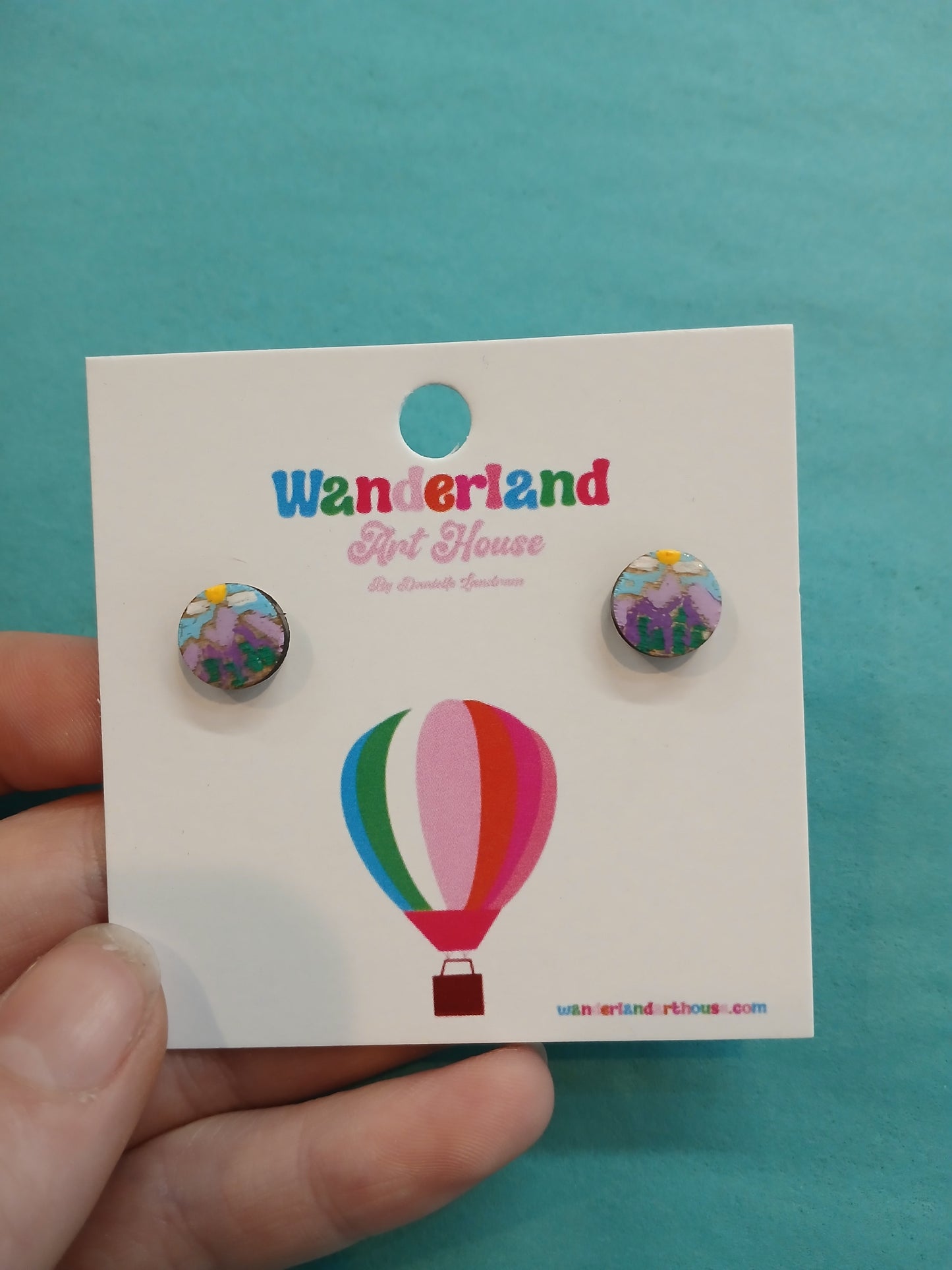 Circle Stud earrings- Wanderland