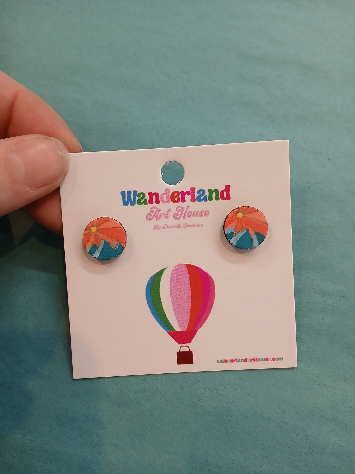 Circle Stud earrings- Wanderland