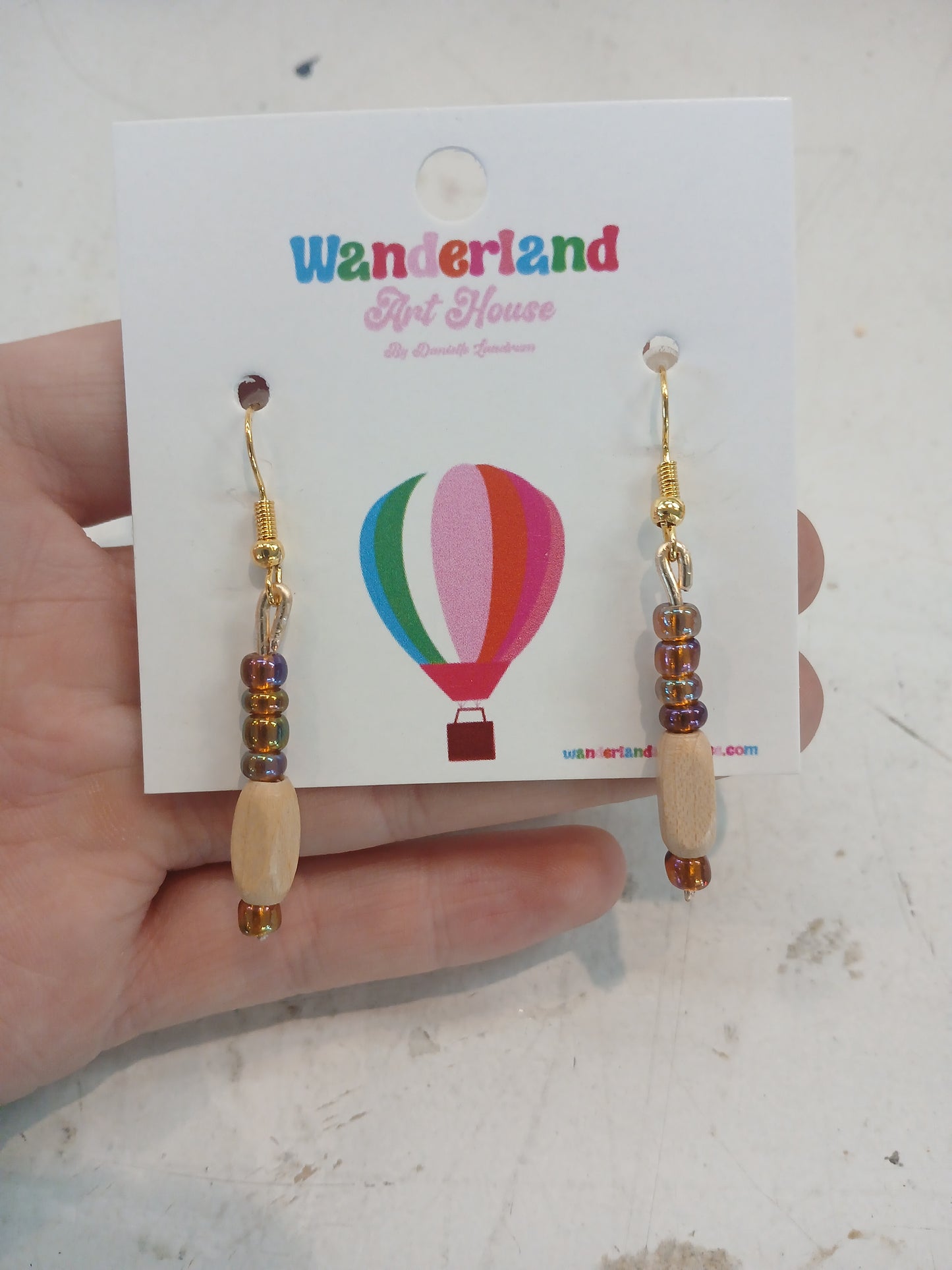 Beaded Drop Earrings