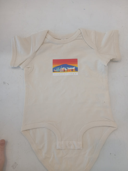Cream Chattanooga Landmarks Onesie
