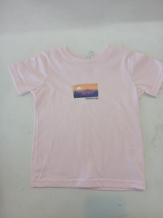 Purple Mountain Majesty Youth T-shirt - Pink