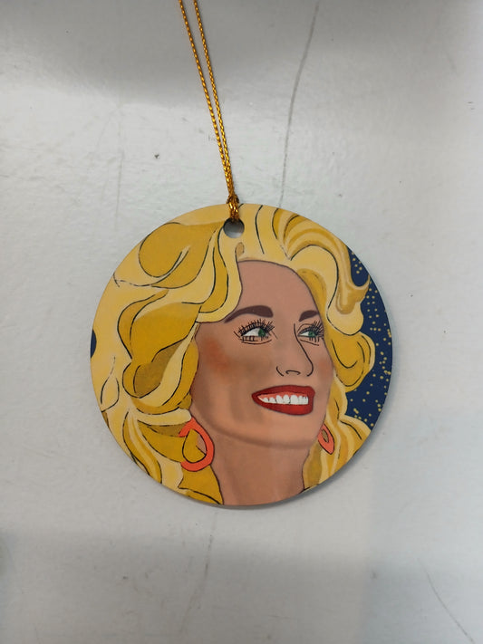 Dolly Parton Wooden Ornament- Wanderland