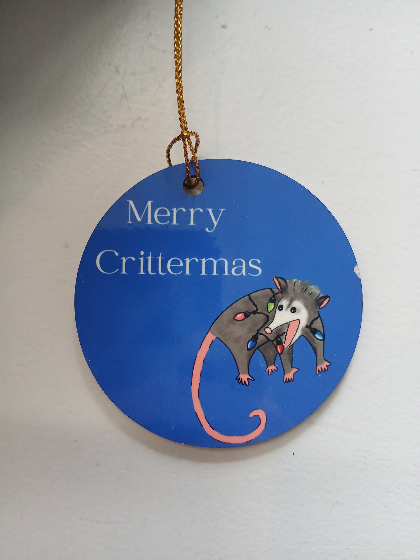 Merry Crittermas Wooden Ornament- Wanderland