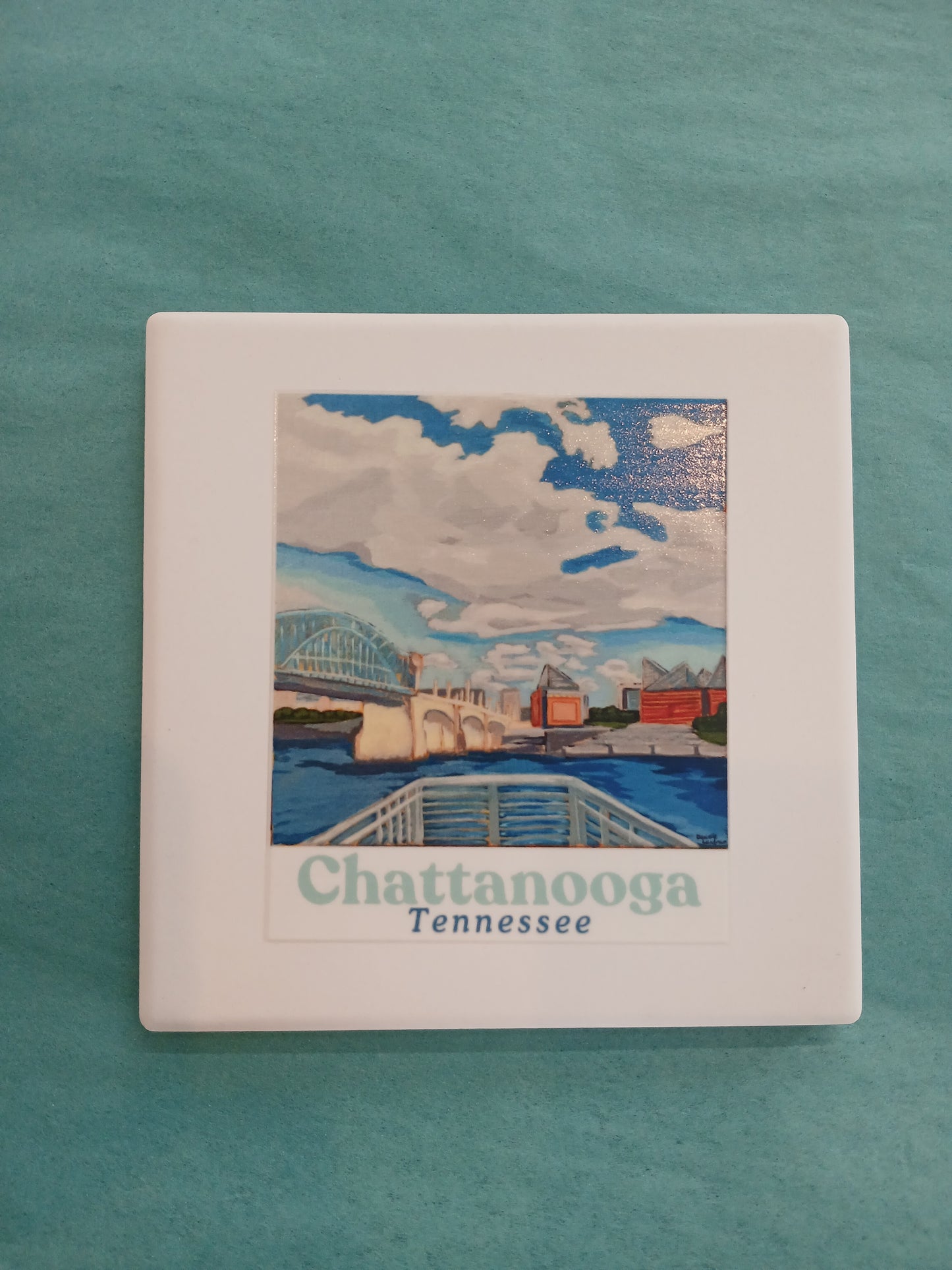 Square Chattanooga Coaster