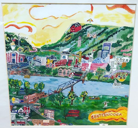 Overlooking Chattanooga Print by Robin Howe