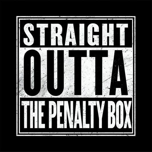 Straight Outta The Penalty Box Sticker