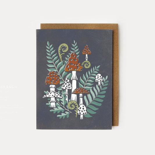 Ferns and Toadstools Card-Root and Branch