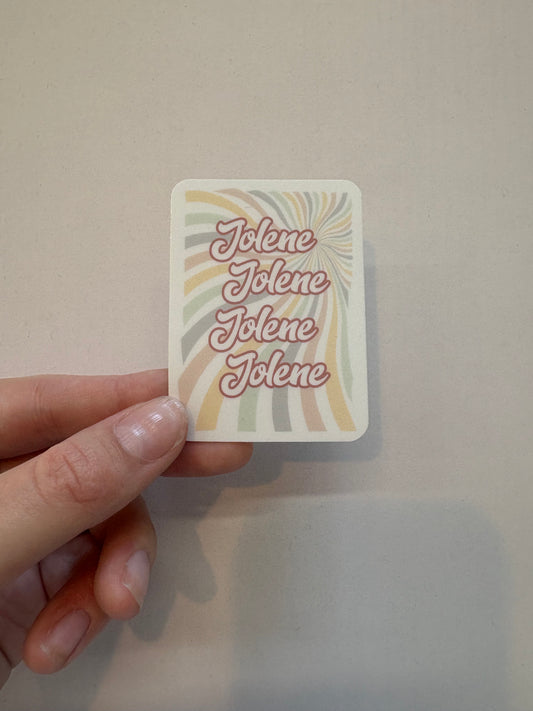 Jolene Sticker - Julie Simpson