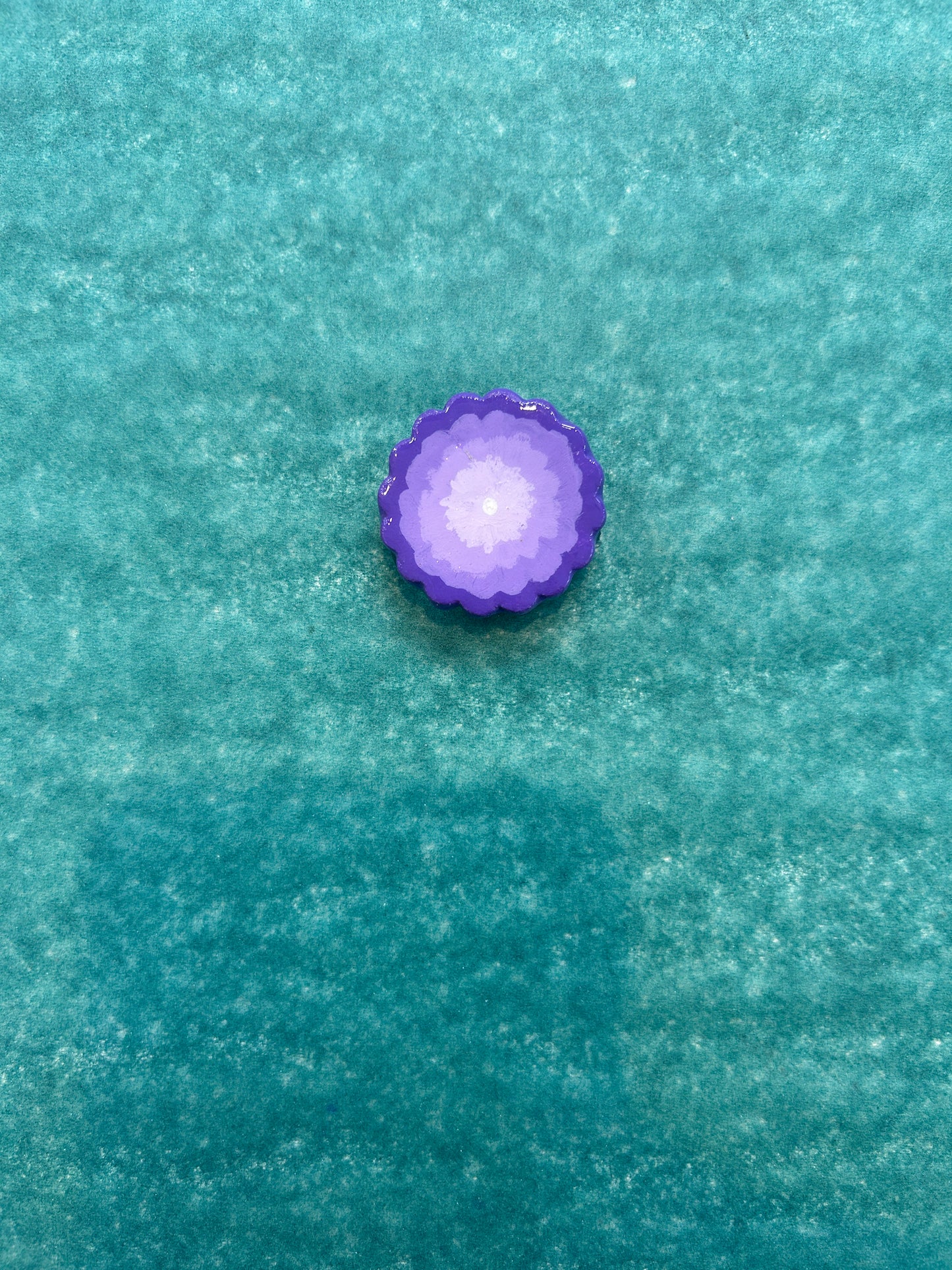 Purple Flower Magnet