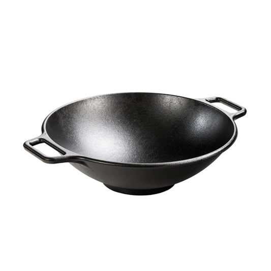 Lodge Cast Iron Wok 14” 6.4 quart