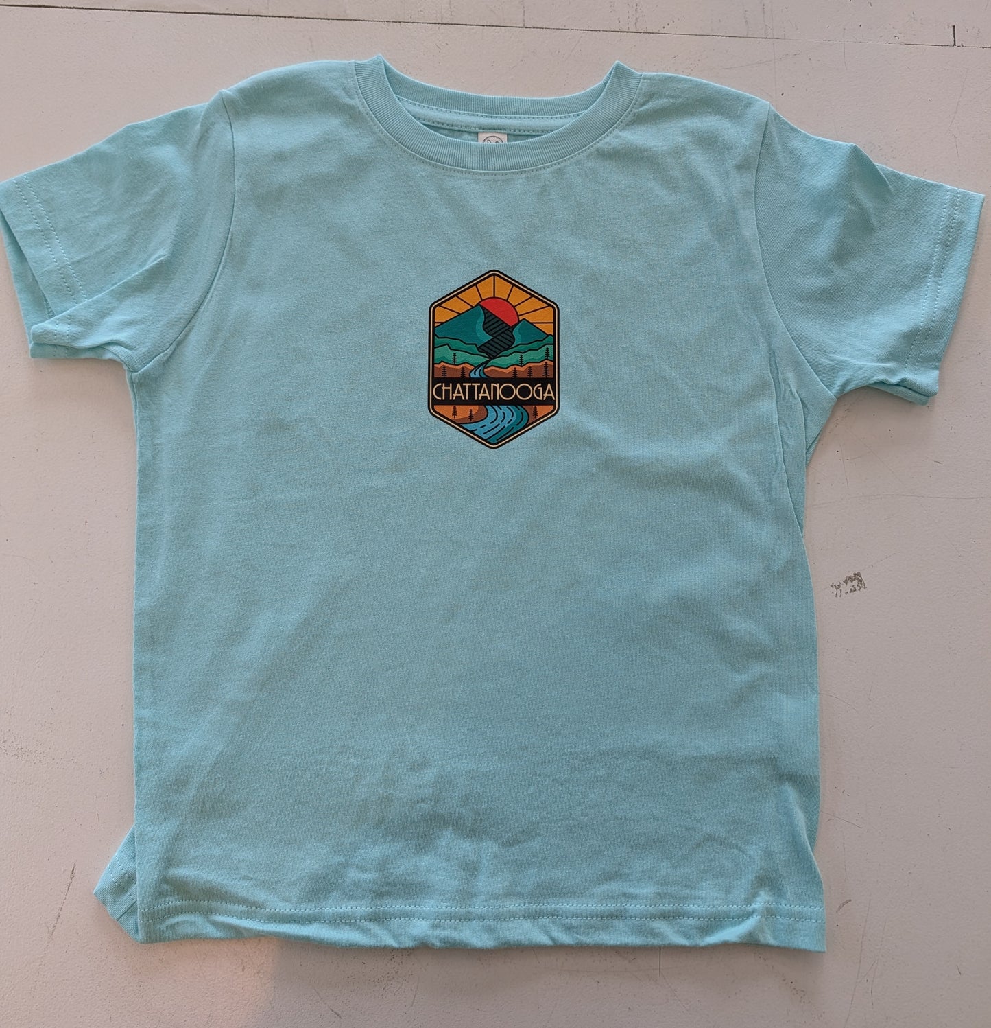 Teal Sundown Youth T-Shirt
