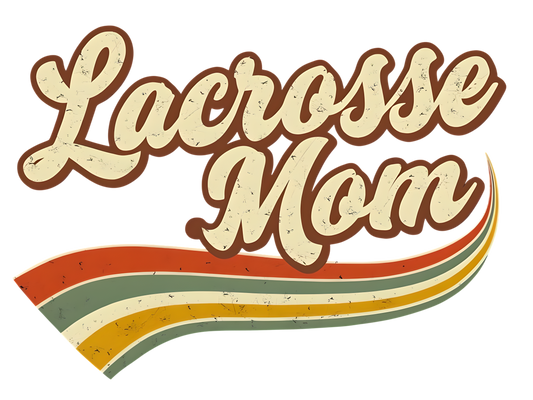 Retro Lacrosse Mom Sticker