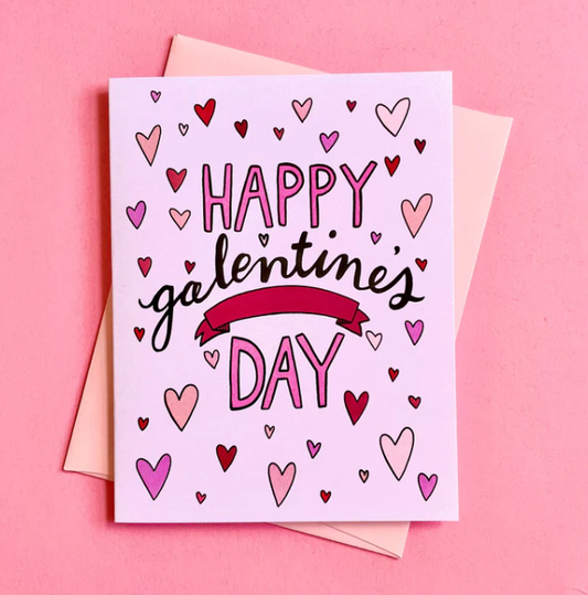 Happy Galentine's Day Card - Aviate Press