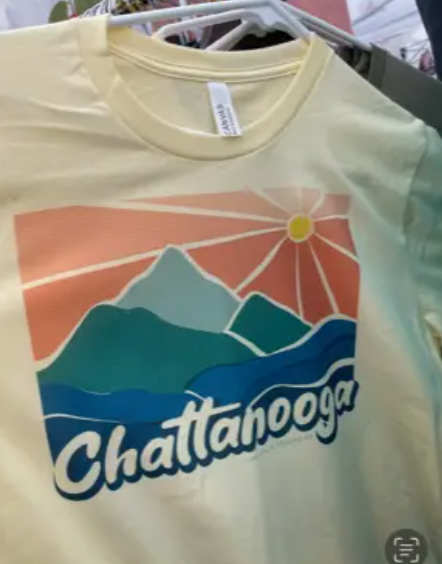 Chattanooga Sunburst Tshirt by New South Trading Co