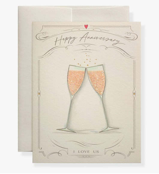 I Love Us Greeting Card-Karen Adams