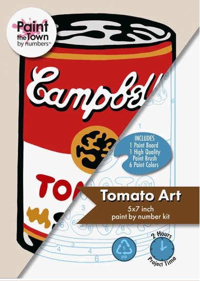Paint the Town By Numbers-Tomato Soup Can
