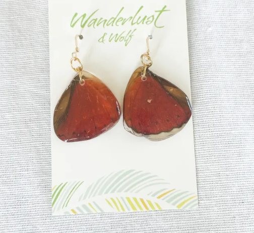 Butterfly Wings Earrings-Wanderlust & Wolf