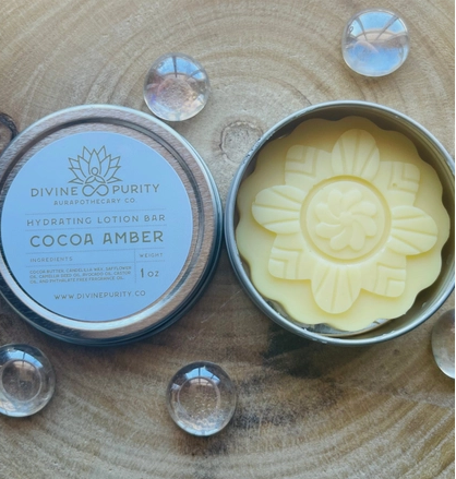 Cocoa Amber Lotion Bar-Divine Purity