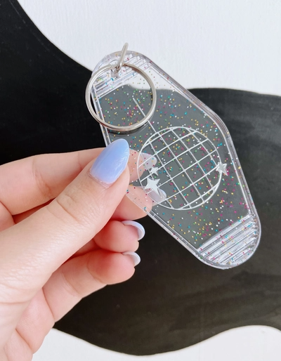 Disco Ball Motel Keychain-Alex Daley