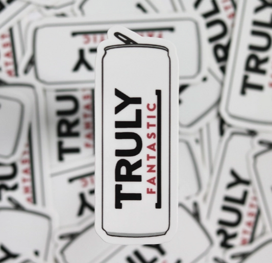 Truly Seltzer Sticker-Kelly Scott