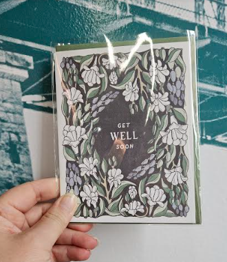 Root and Branch- Tuberose Get Well Soon Card