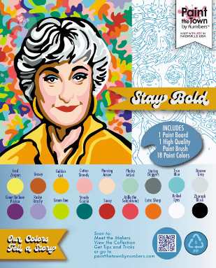 Stay Bold-Paint the Town by Numbers