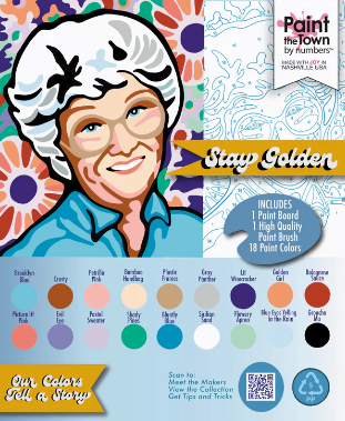 Stay Golden-Paint the Town by Numbers