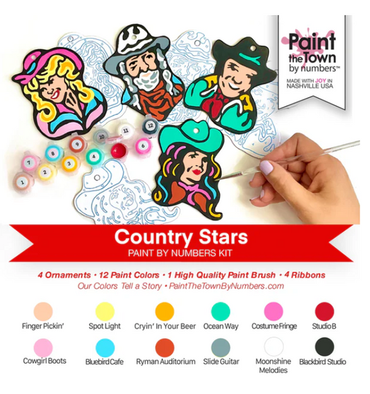 Paint The Town Country Stars Ornament Kit