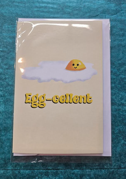 Egg-cellent Greeting Card - Wanderland Art House