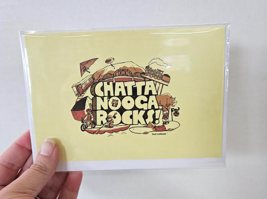 Chattanooga Rocks Greeting Card