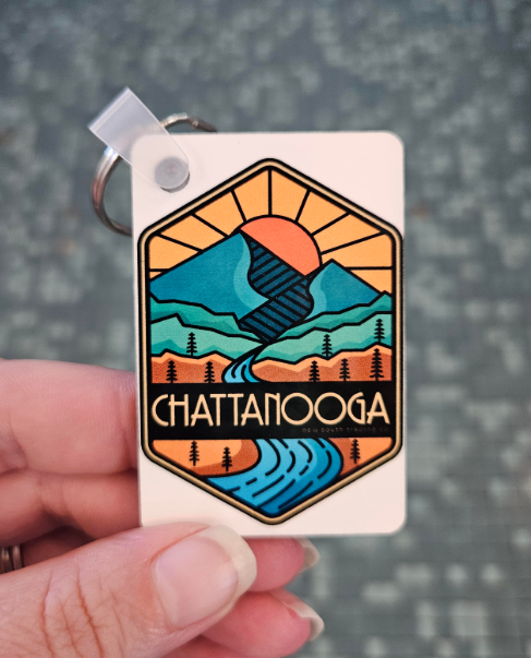 Chattanooga Sundown Keychain