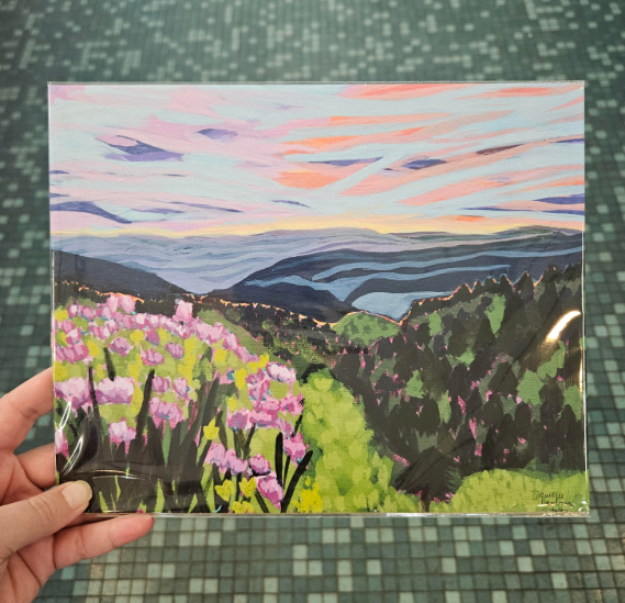 Danielle Landrum Blue Ridge Sunset 8x10