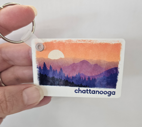 Purple Mountain Majesty Keychain