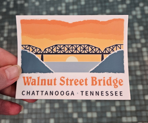 Walnut Street Bridge Sticker