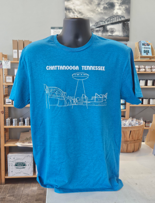 Chattanooga Space Ship Tshirt