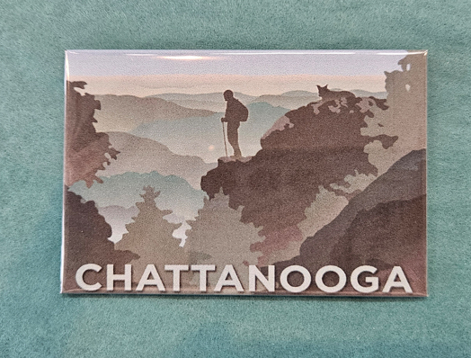 Hiker Kitchen Magnet