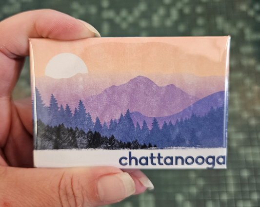 Purple Mountain Majesty Kitchen Magnet